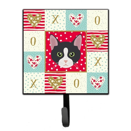 Carolines Treasures 4.25 x 1 x 7 in. American Polydactyl Cat Love Leash or Key Holder CK5081SH4